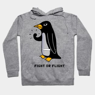 fight or flight Penguin Hoodie